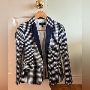 Jcrew gingham blazer - perfect condition - 00